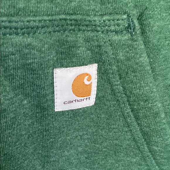 Carhartt Boy’s Forest Green Hoodie - Picture 3 of 4